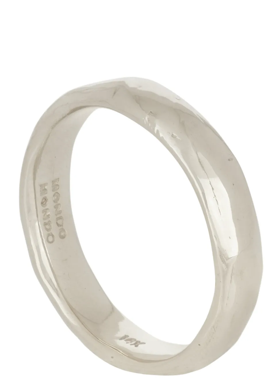 Amador Band 4mm in White Gold