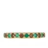 Amador 3mm Pave - Emerald & Brown Topaz