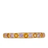 Amador 3mm Pave - Pink Sapphire & Citrine