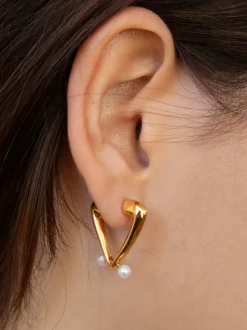 Astro Hoops in Gold