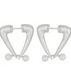 Astro Hoops in Silver