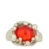 Atrium Ring in Sterling Silver - Orange