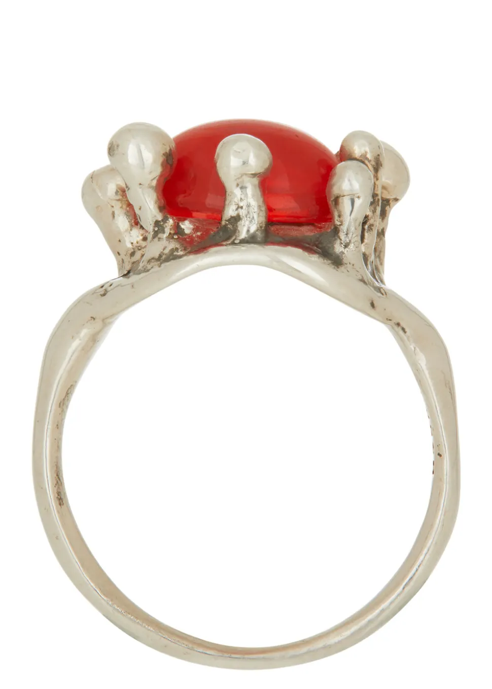 Atrium Ring in Sterling Silver - Orange