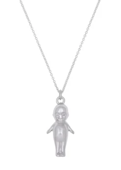 Baby Diamonds Necklace in Silver