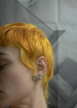Big Bow Earrings in Gold