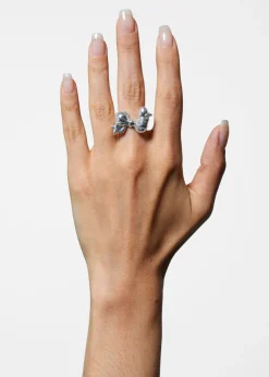 Big Bow Ring in Silver