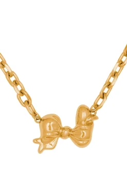 Bow Choker in Gold