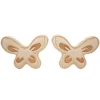 Butterfly Studs in 14k