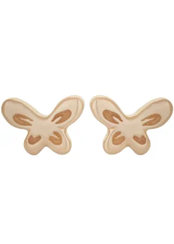 Butterfly Studs in 14k