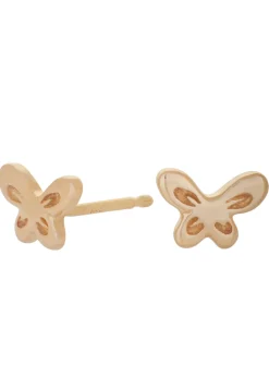 Butterfly Studs in 14k