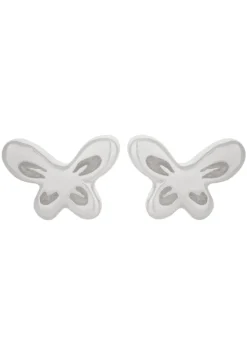 Butterfly Studs in Silver
