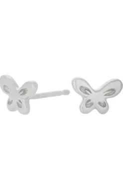 Butterfly Studs in Silver