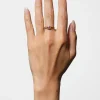 Cecil Ring in Gold - Faceted Pink Sapphire