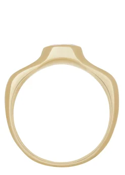 Cecil Ring in Gold - Faceted Pink Sapphire