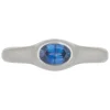 Cecil Ring in White Gold - Blue Sapphire