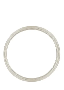 Column Band 4.5mm in White Gold