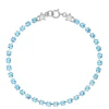 Crystal Bracelet in Silver - Aqua
