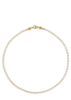 Crystal Choker in Gold