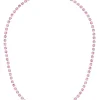 Crystal Choker in Silver - Rosa