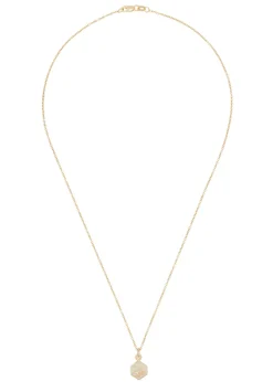 Dice Necklace in 14k - Diamond