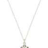 Dice Necklace in Sterling Silver - Solid