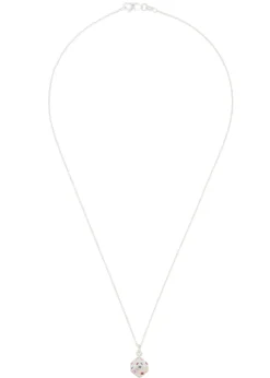 Dice Necklace in Sterling Silver - Multi