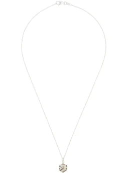 Dice Necklace in Sterling Silver - Solid