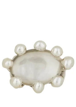 Diva Ring in Sterling Silver - Crystal