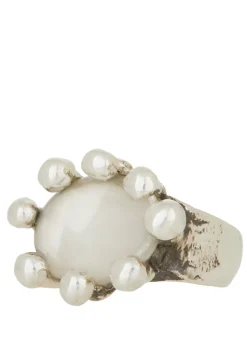 Diva Ring in Sterling Silver - Crystal