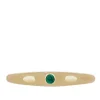 Dulce Ring in Gold - Faceted Emerald