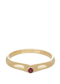 Dulce Ring in Gold - Faceted Ruby