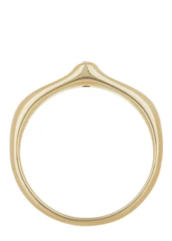 Dulce Ring in Gold - Faceted Emerald