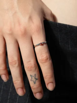 Dulce Ring in Silver - Peridot