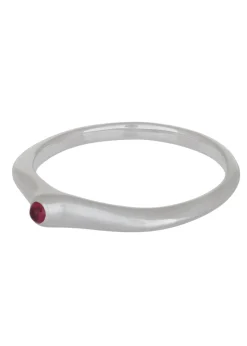 Dulce Ring in Silver - Ruby