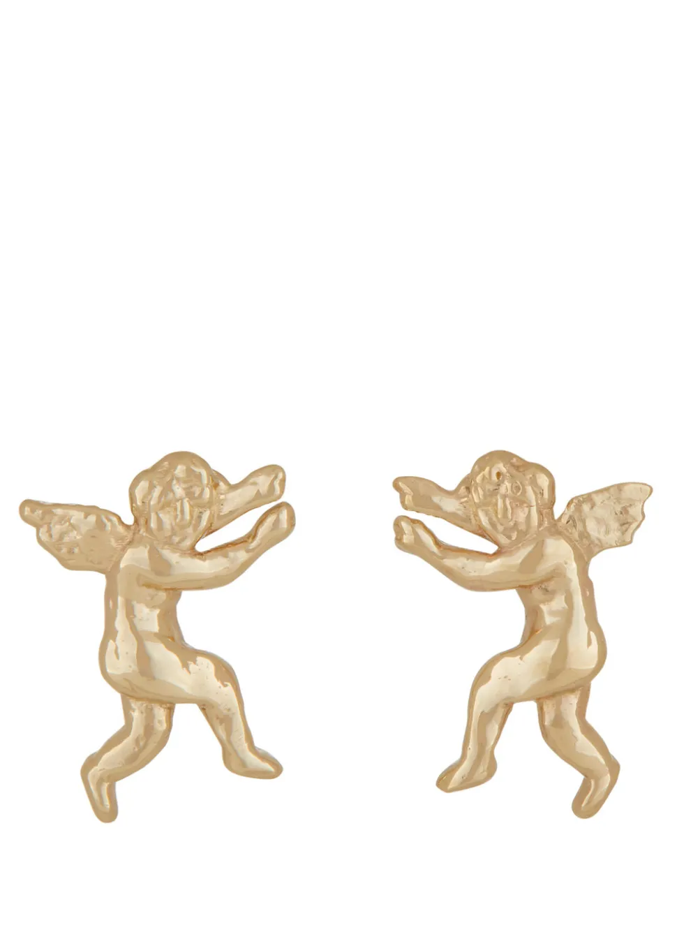 Eros and Psyche Studs in 14k