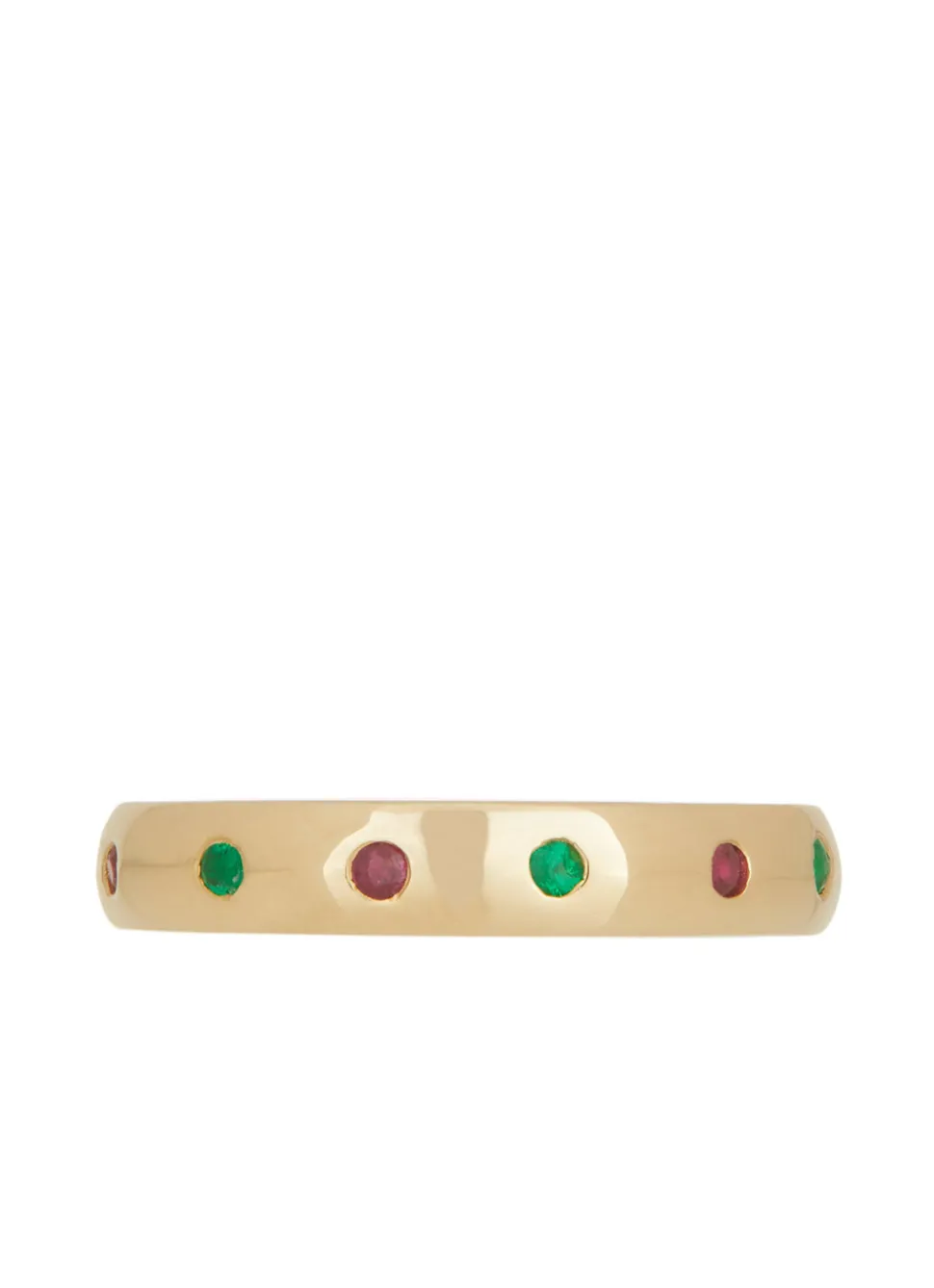 Fortuna Ring in 14k - Emerald & Ruby