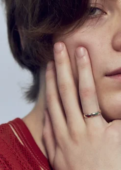 Fortuna Ring in 14k - Emerald & Ruby