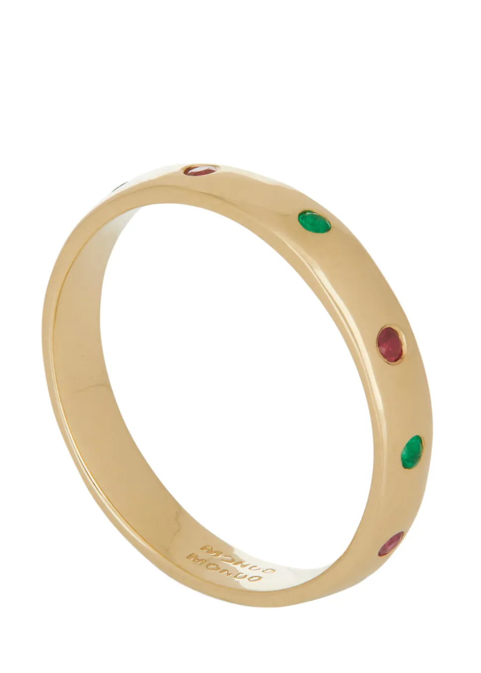 Fortuna Ring in 14k - Emerald & Ruby