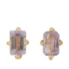 Guinevere Studs - Amethyst