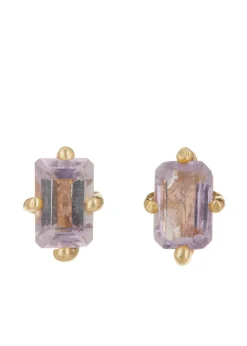 Guinevere Studs - Amethyst