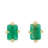 Guinevere Studs - Emerald