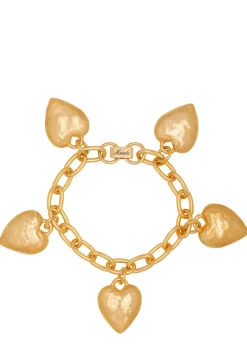 Heart Burn Bracelet in Gold