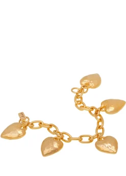 Heart Burn Bracelet in Gold