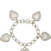 Heart Burn Bracelet in Silver