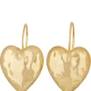 Heart Burn Earrings in Gold