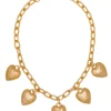 Heart Burn Necklace in Gold