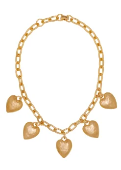Heart Burn Necklace in Gold