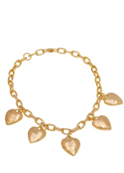 Heart Burn Necklace in Gold