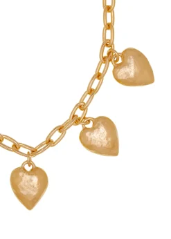 Heart Burn Necklace in Gold