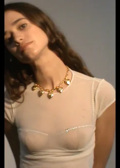 Heart Burn Necklace in Gold